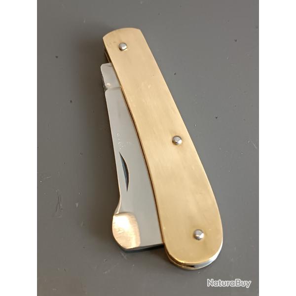 ANCIEN COUTEAU DE MTIER, THIERS manche laiton.