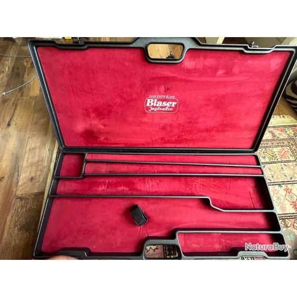 Malette Blaser deux canons trois lunettes superbe tat gnral