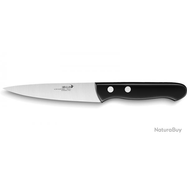 Deglon Couteau Cuisine Darkwood - Lame 140mm - Manche Bois