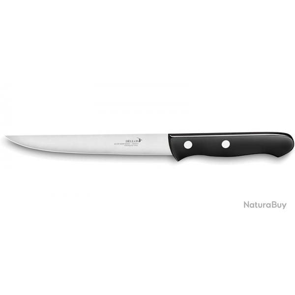 Deglon Couteau Decouper Darkwood - Lame 170mm - Manche Bois