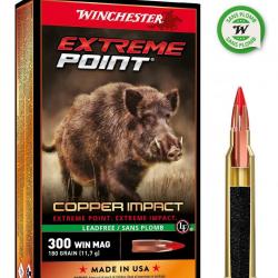 WINCHESTER EXTREME POINT COPPER IMPACT 300WM 180 GR
