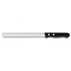 Deglon Couteau jambon alveole Darkwood - Lame 220mm - Manche Bois