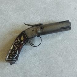 Ancienne poivriére artisanal Turque ou arménienne cal 7.8mm à la bouche - Bon fonctionnement