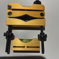 Kit de Mise à Niveau pour Lunette de Visée Niveau de Montage Universel avec Bulles Magnétiques Gold