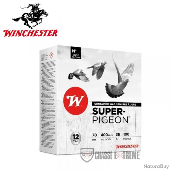 100 Cartouches WINCHESTER Super Pigeon 36g Cal 12/70 Pb 5