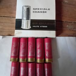 Boîte de10 belles cartouches anciennes cal 12 douilles cartons  CARTOUCHERIE NATIONALE