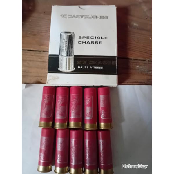 Bote de10 belles cartouches anciennes cal 12 douilles cartons  CARTOUCHERIE NATIONALE