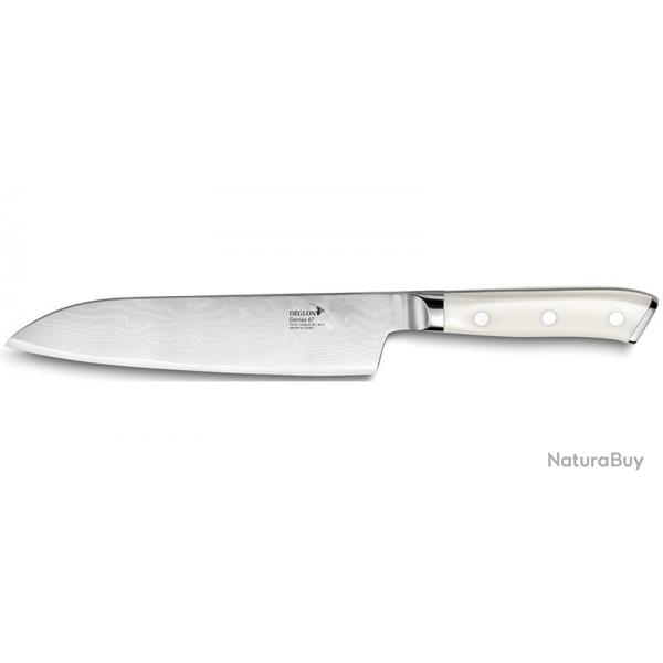 Deglon Santoku Damas - Lame 180mm - Manche corian