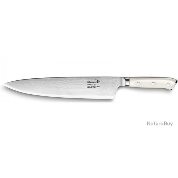 Deglon Couteau Chef Damas - Lame 250mm - Manche corian