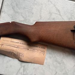 Crosse bois neuve d'origine - Fusil MAS 36 / MAS 36-51 - Armée Française