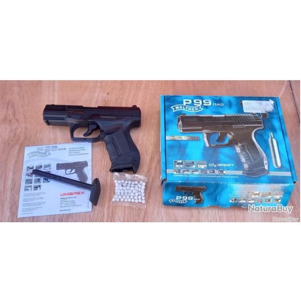 P99 walther DAO 6mm gaz umarex