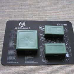 3 Boites de rangement pour 200 munitions 9x19