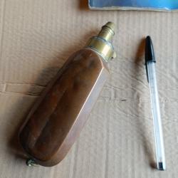 Poire a poudre cuivre laiton
