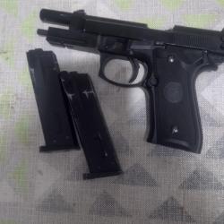 Réplique airsoft Beretta M9 SRC full metal gaz blowback