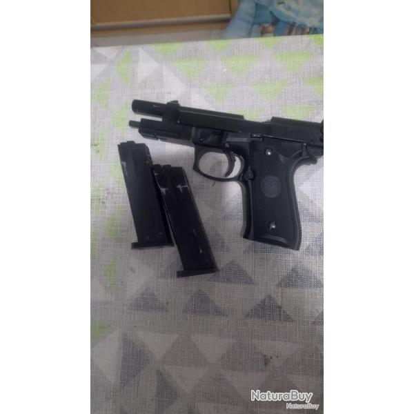 Rplique airsoft Beretta M9 SRC full metal gaz blowback