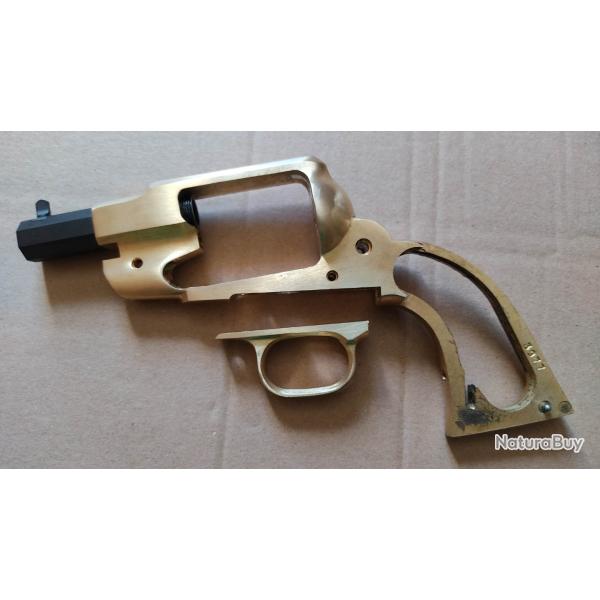 Carcasse laiton avec canon de Remington 1858 Pietta  Ace (3 pouces) NEUF