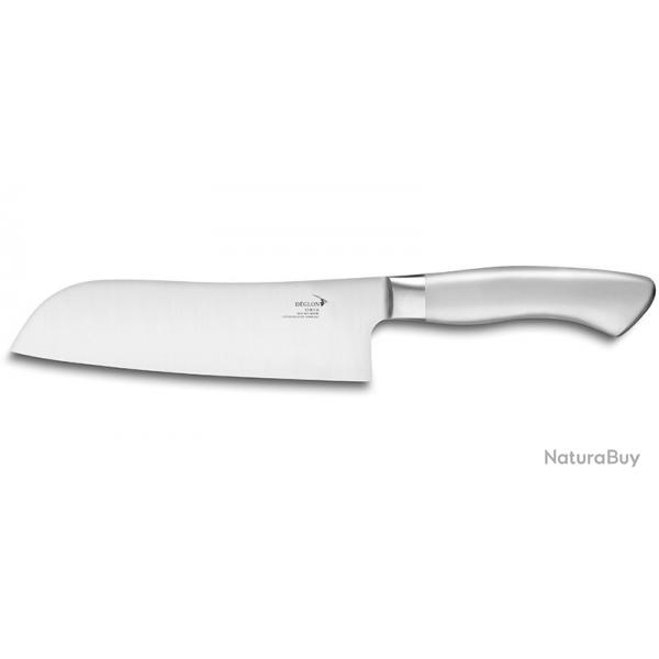 Deglon Couteau Santoku orix - Lame 180mm - Manche Inox