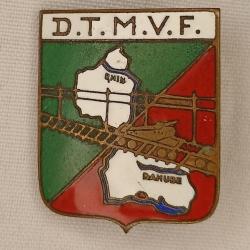 Insigne Direction des Transport par Voies Ferrées guerre Indochine