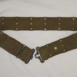 Ceinturon US model 1943 toile vert OD WW2