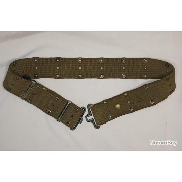 Ceinturon US model 1943 toile vert OD WW2