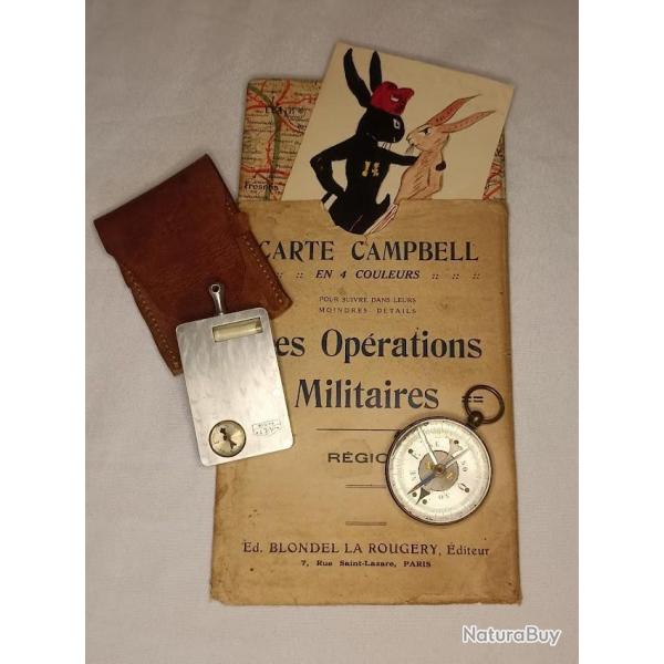 Accessoires Officier d'Artillerie sitomtre boussole WW1