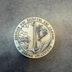 Médaille de table Service des Essences des Armées Région Atlantique