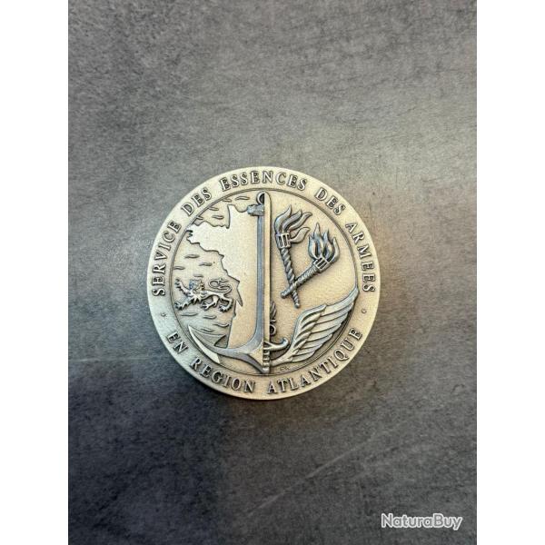 Mdaille de table Service des Essences des Armes Rgion Atlantique