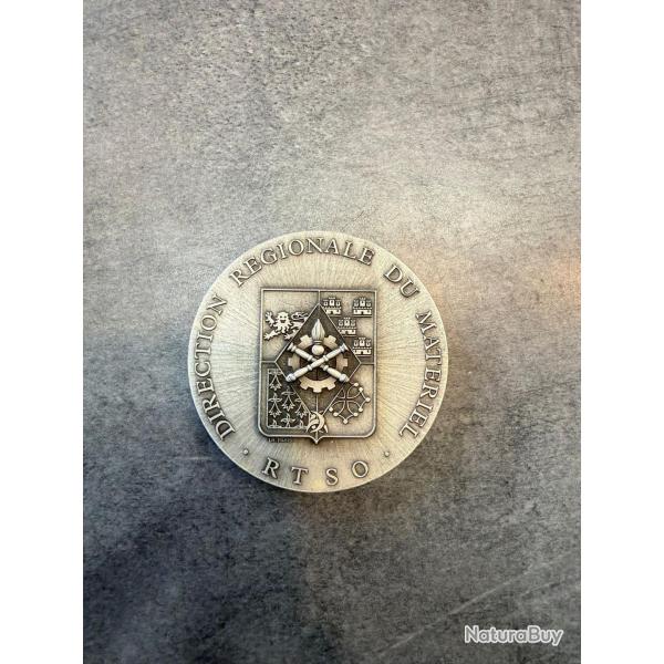 Mdaille de table Direction Rgionale du Matriel RTSO Arme de Terre franaise