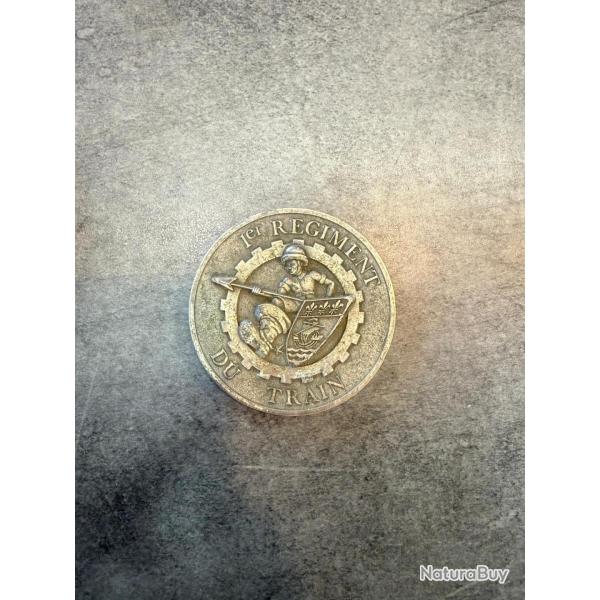 Mdaille de table 1er Rgiment du Train - Arme franaise