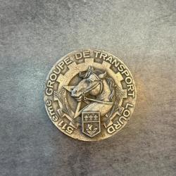 Médaille de table 511e Groupe de Transport Lourd - Armée française