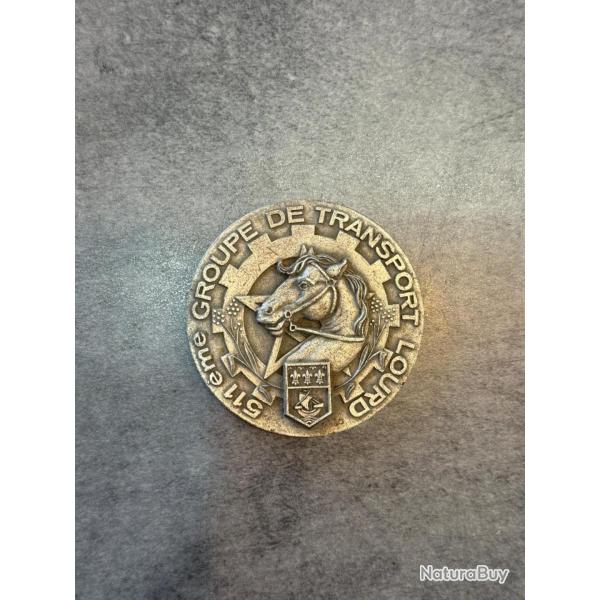 Mdaille de table 511e Groupe de Transport Lourd - Arme franaise