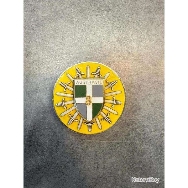 Mdaille de table militaire Austrasie 8eme rgiment de l'infanterie Arme franaise