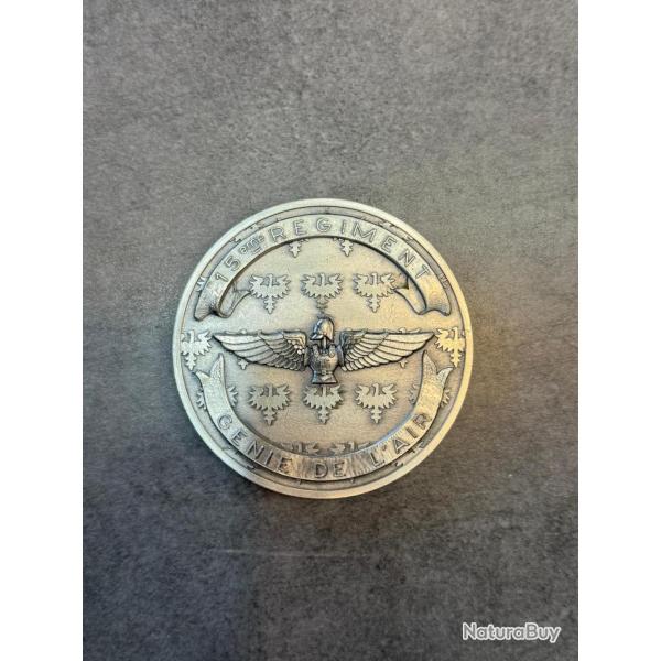 Mdaille de table "15me Rgiment du Gnie de l'Air" - Arme Franaise