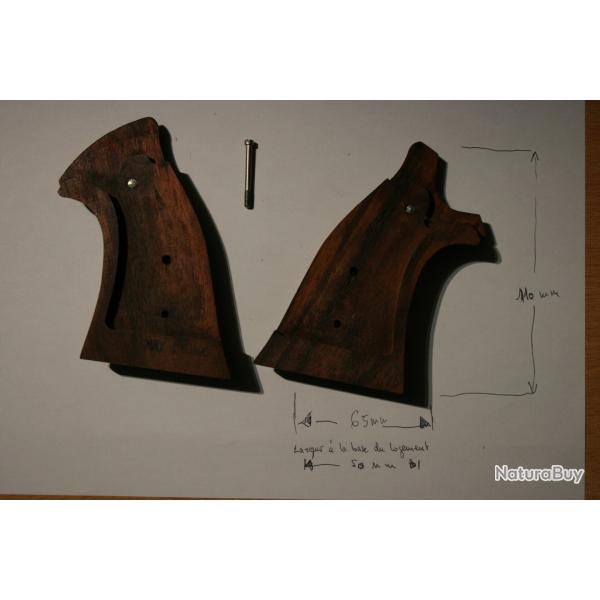 Plaquettes de crosse  revolver S&W