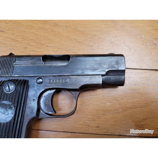 Pistolet Unique R51 en 7.65 browning