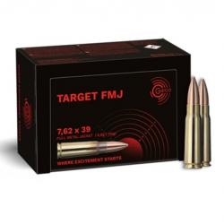 munitions GECO 7.62x39 7.62 Full Metal Jacket vm fmj 124gr target