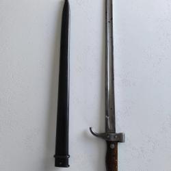Baïonnette mousqueton Berthier 1892