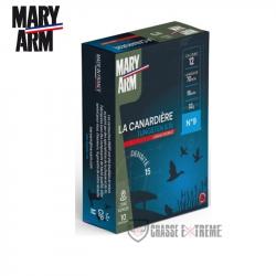 10 Cartouche MARY ARM LA Canardiere TSS 15 Cal 12/70 32Gr Pb 9