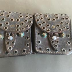une cartouchière militaire de la guerre 14 / 18 artisanat de trancée