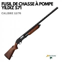FUSIL DE CHASSE À POMPE YILDIZ S71 CALIBRE 12/76