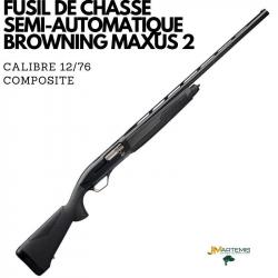 FUSIL BROWNING MAXUS 2 COMPO BLACK CF 12/76 canon 66CM