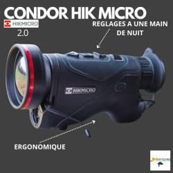 MONOCULAIRE THERMIQUE HIKMICRO CONDOR 2.0 CQ35 LV2