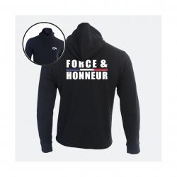 SWEAT SHIRT FORCE & HONNEUR FRANCE SUMMIT OUTDOOR NOIR M