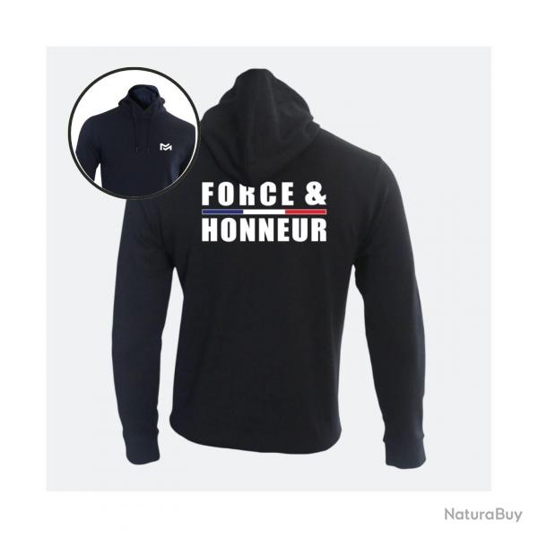 SWEAT SHIRT FORCE & HONNEUR FRANCE SUMMIT OUTDOOR NOIR XL