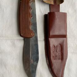 Couteau de chasse type d'Estaing avec étui