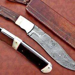 (7) Couteau Nessmuk en acier de Damas (4)