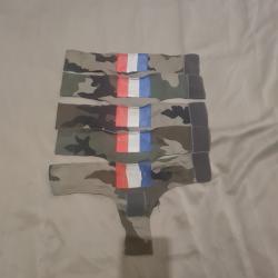Epaulette,Brassière drapeaux français. Armée française.