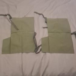 Couvre chaussure tissus militaire. Armée française.