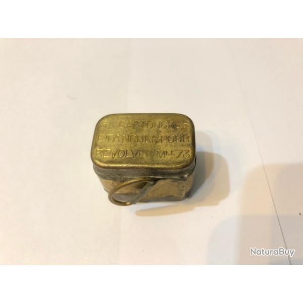 Rare Boite Non ouverte 6 Cartouches tanches pour Rvolver Mle 73 - ECP 1er 91
