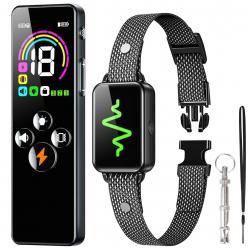 Collier de Dressage Électrique pour Chien 2000M Étanche Télécommande Longue Portée 3 Modes Réglable